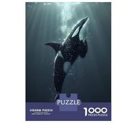 Puzzle Da 1000 Pezzi Per Adolescenti Ocean Orca Whale Killer Puzzle Per Adulti Giochi Divertenti Regali Per Donne Per Compleanno, Natale 52x38cm/1000pcs