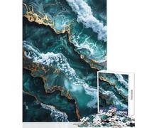 Puzzle da 1000 pezzi per adolescenti Oceanic Kintsugi Elegance Decorazione per la casa Giocattoli Ottimi regali e giocattoli Gioco impossibile Difficile e impegnativo (dimensioni 38x52cm)