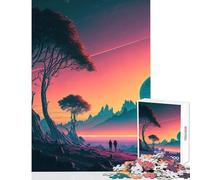 Puzzle da 1000 pezzi per adolescenti Ode al romanticismo Decorazione per la casa Giocattoli Regalo divertente Gioco pratico Ogni pezzo è unico - Dimensioni 38x26cm