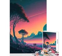 Puzzle da 1000 pezzi per adolescenti Ode al romanticismo Decorazione per la casa Giocattoli Regalo di compleanno Gioco rompicapo Decompressione intellettuale Dimensioni 50x75cm