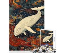 Puzzle da 1000 pezzi per adolescenti Odissea sottomarina della balena puzzle per adulti giocattolo decorativo da parete difficile ideale come regalo per tutta la famiglia (dimensioni 38x52cm)