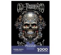 Puzzle Da 1000 Pezzi Per Adolescenti Oldfashioned Halloween Puzzle Per Adolescenti Gioco Per Famiglie Migliora La Memoria Regali Unici Per Compleanno E Natale 70x50cm/1000pcs