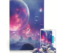Puzzle da 1000 pezzi per adolescenti "Oltre l'orizzonte galattico", gioco rilassante, gara di velocità manuale, ideale per compleanni e Natale 38x52cm