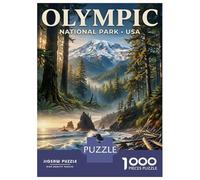 Puzzle Da 1000 Pezzi Per Adolescenti Olympic National Park Landscape Art Puzzle Gioco Rompicapo Ma Divertente E Umoristico Regali Unici Per Compleanno E Natale 70x50cm/1000pcs
