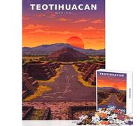 Puzzle da 1000 pezzi per adolescenti Ombre dorate sul viale dei morti Giocattolo educativo Regali di compleanno Giochi educativi Aiutano l'esercizio del cervello Dimensioni 38x26cm