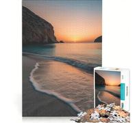 Puzzle da 1000 pezzi per adolescenti Onde del crepuscolo carezze gioco rilassante antistress compleanno e Natale 50x75cm
