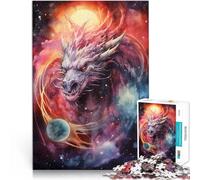 Puzzle da 1000 pezzi per adolescenti Ondulazione dimensionale del drago Analisi e logica Ogni pezzo è unico - Gioco divertente e stimolante per tutta la famiglia 75x50cm