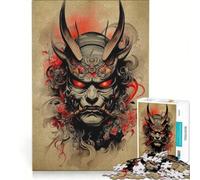 Puzzle da 1000 pezzi per adolescenti Oni Samurai No gioco impossibile sfida difficile regalo per amici e familiari 38x26cm