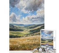 Puzzle da 1000 pezzi per adolescenti Open Valley Giocattoli antistress Regalo per compleanni Gioco educativo Attività divertenti a casa Dimensioni 50x75cm