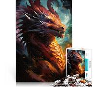 Puzzle da 1000 pezzi per adolescenti Opera d'arte del drago Giocattoli Giochi Educativi Antistress Migliorare l'amore tra le coppie 52x38cm