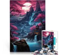 Puzzle da 1000 pezzi per adolescenti Opere d'arte paesaggistiche giapponesi Gioco educativo per famiglie Regalo per i compleanni 52x38cm