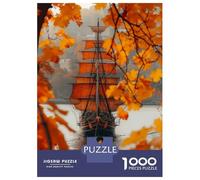 Puzzle Da 1000 Pezzi Per Adolescenti Orange Pirate Ship Puzzle Per Adulti Giochi Rilassanti Perfetto Per Decorare E Fare Regali A Tutta La Famiglia 52x38cm/1000pcs