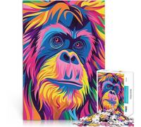 Puzzle da 1000 pezzi per adolescenti Orango Astratto Piatto Gioco impegnativo e gioco in famiglia offerte come regali per tutta la famiglia 52x38cm