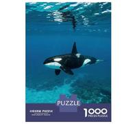 Puzzle Da 1000 Pezzi Per Adolescenti Orca Underwater Puzzle Per Adulti Giocattolo Decorazione Da Parete Sfida Difficile Impegnativo Da Completare 38x26cm/1000pcs