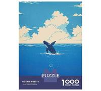 Puzzle Da 1000 Pezzi Per Adolescenti Orca Whale Breaching Ocean Surface Puzzle Per Adulti Giochi Per Famiglie Regali Per Donne Regali Di Natale E Compleanno 52x38cm/1000pcs