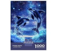 Puzzle Da 1000 Pezzi Per Adolescenti Orca Whale Killer Wave Puzzle Per Adulti Gioco Pratico Migliora La Memoria Regali Di Compleanno E Unici 70x50cm/1000pcs