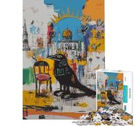 Puzzle da 1000 pezzi per adolescenti originale corvo con cupola e guglia dorate puzzle da 1000 pezzi giocattolo educativo un'opera d'arte gioco educativo per famiglie (38x26cm)