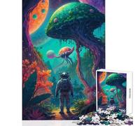 Puzzle da 1000 pezzi per adolescenti Orizzonti extraterrestri giocattolo educativo regalo per compleanni giochi rilassanti adatto per la decorazione del desktop dimensioni 38x52cm