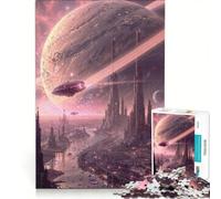Puzzle da 1000 pezzi per adolescenti Orizzonti rosa gioco rilassante sfida impegnativa compleanno e altre occasioni 50x75cm