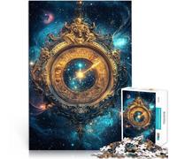 Puzzle da 1000 pezzi per adolescenti orologio magico Giocattoli educativi per l'apprendimento Giochi per famiglie Adatto alle coppie 52x38cm