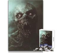 Puzzle da 1000 pezzi per adolescenti, orribile mostro zombi, bellissimo design, gioco, regalo di compleanno, opera d'arte, dimensioni 38x26cm