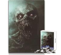 Puzzle da 1000 pezzi per adolescenti, orribile mostro zombi, rompicapo per famiglie, idee regalo per la decorazione della casa, dimensioni 50x75cm