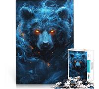 Puzzle da 1000 pezzi per adolescenti Orso astrale Giocattoli educativi per l'apprendimento Giochi per famiglie regali per amici e familiari 38x26cm