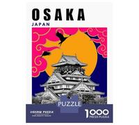 Puzzle Da 1000 Pezzi Per Adolescenti Osaka Mid Century Modern Collage Travel Poster Puzzle Per Adulti Giocattoli Antistress Migliorano La Memoria Regali Di Compleanno E Unici 70x50cm/1000pcs