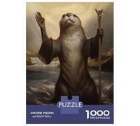 Puzzle Da 1000 Pezzi Per Adolescenti Otter Moses Puzzle Per Adulti Gioco Per Famiglie Decorazione Perfetta Attività Divertenti A Casa 70x50cm/1000pcs