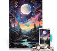 Puzzle da 1000 pezzi per adolescenti paesaggi galassia Difficile da completare ma divertente e umoristico Migliorare la memoria 38x26cm