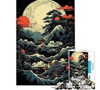 Puzzle da 1000 pezzi per adolescenti paesaggi giapponesi puzzle antistress per adulti divertimento in famiglia attività divertenti da fare a casa (dimensioni 50x75cm)