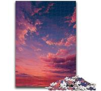 Puzzle da 1000 pezzi per adolescenti Paesaggio al tramonto per età 14 anni e oltre Giocattolo educativo intellettuale decomprimente Ottimo regalo 50x75cm