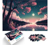 Puzzle da 1000 pezzi per adolescenti paesaggio anime Antistress Vacanza in patria Uccidere il tempo Adatto per la decorazione del desktop 38x26cm