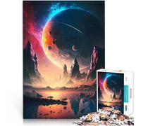 Puzzle da 1000 pezzi per adolescenti Paesaggio celeste dell'alba Per il divertimento in famiglia Migliorare l'amore tra le coppie 52x38cm