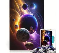 Puzzle da 1000 pezzi per adolescenti, Paesaggio celeste onirico, Antistress, Corsa di velocità manuale, Per rafforzare l'amore tra le coppie 38x26cm