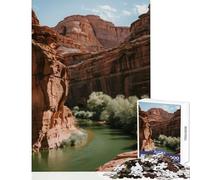 Puzzle da 1000 pezzi per adolescenti,paesaggio del fiume Canyon,giocattoli antistress,regalo di compleanno,giochi rilassanti,impegnativi da completare,dimensioni 38x52cm