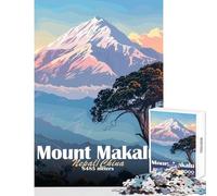 Puzzle da 1000 pezzi per adolescenti paesaggio del Monte Makalu decorazione per la casa giocattoli regalo di compleanno giochi rilassanti per il compleanno Natale dimensioni 38x52cm