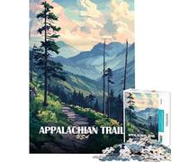 Puzzle da 1000 pezzi per adolescenti paesaggio dell'Appalachian Trail USA gioco per famiglie giocattolo educativo regalo di compleanno divertente e spiritoso (dimensioni 38x26cm)
