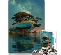 Puzzle da 1000 pezzi per adolescenti paesaggio dell'isola delle tartarughe attività per famiglie divertimento a casa regalo di compleanno regali di viaggio 75x50cm