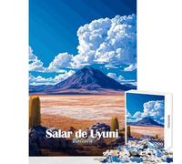 Puzzle da 1000 pezzi per adolescenti paesaggio di Salar de Uyuni decorazioni per la casa giocattoli idee regalo per giochi educativi allena il tuo cervello e le tue mani dimensioni 38x52cm