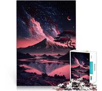 Puzzle da 1000 pezzi per adolescenti Paesaggio fantasy giapponese Allena il tuo cervello e le tue mani perché è ideale come regalo per tutta la famiglia 38x26cm