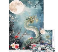 Puzzle da 1000 pezzi per adolescenti Paesaggio lunare Natura Decorazione per la casa Giocattoli Ottimi regali e giocattoli per gioco educativo Interessante riduzione dello stress Dimensioni 38x26cm