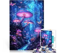 Puzzle da 1000 pezzi per adolescenti Paesaggio onirico incantato di Shroomwood Assemblaggio del modello Gioco educativo per compleanno e Natale 38x26cm