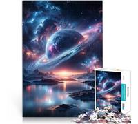 Puzzle da 1000 pezzi per adolescenti Paesaggio onirico interstellare Assemblaggio del modello Decorazioni e regali unici per la casa 38x26cm