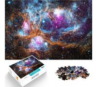 Puzzle da 1000 pezzi per adolescenti Paese delle meraviglie invernale cosmico apprendimento educativo Lista dei desideri con Babbo Natale 38x26cm