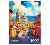 Puzzle Da 1000 Pezzi Per Adolescenti Palermo Art Puzzle Per Adulti Giocattolo Antistress Modello Da Assemblare È Ideale Come Regalo 38x26cm/1000pcs