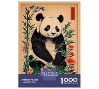 Puzzle Da 1000 Pezzi Per Adolescenti Panda Bamboo Japanese Puzzle Per Adulti Giochi Rilassanti Taglio Di Precisione Regali Unici Per Compleanni E Occasioni Speciali 70x50cm/1000pcs