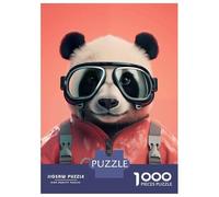 Puzzle Da 1000 Pezzi Per Adolescenti Panda Funny Skydiver Puzzle Per Adulti Gioco Per Famiglie Antistress Regali Di Compleanno E Unici 38x26cm/1000pcs