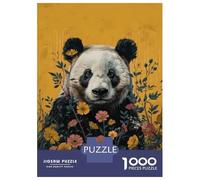 Puzzle Da 1000 Pezzi Per Adolescenti Panda in Bloom Puzzle Per Adulti Giochi Rilassanti Taglio Di Precisione Regali Unici Per Compleanni E Occasioni Speciali 52x38cm/1000pcs