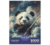 Puzzle Da 1000 Pezzi Per Adolescenti Panda in The Cosmos-3 Puzzle Per Adulti Gioco Rompicapo Difficile Divertente Attività A Casa 70x50cm/1000pcs